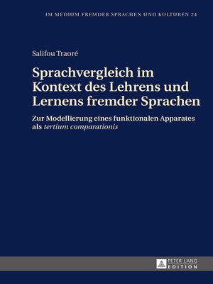 cover image of Sprachvergleich im Kontext des Lehrens und Lernens fremder Sprachen